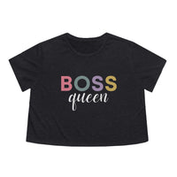 Boss Queen Womens Crop Tee