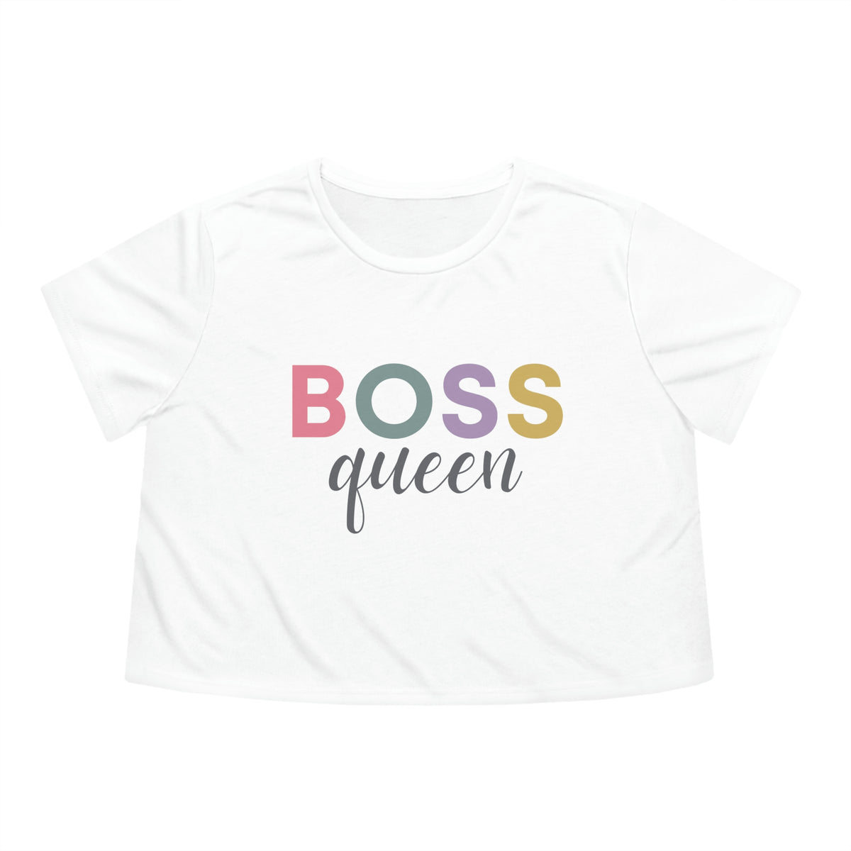 Boss Queen Womens Crop Tee