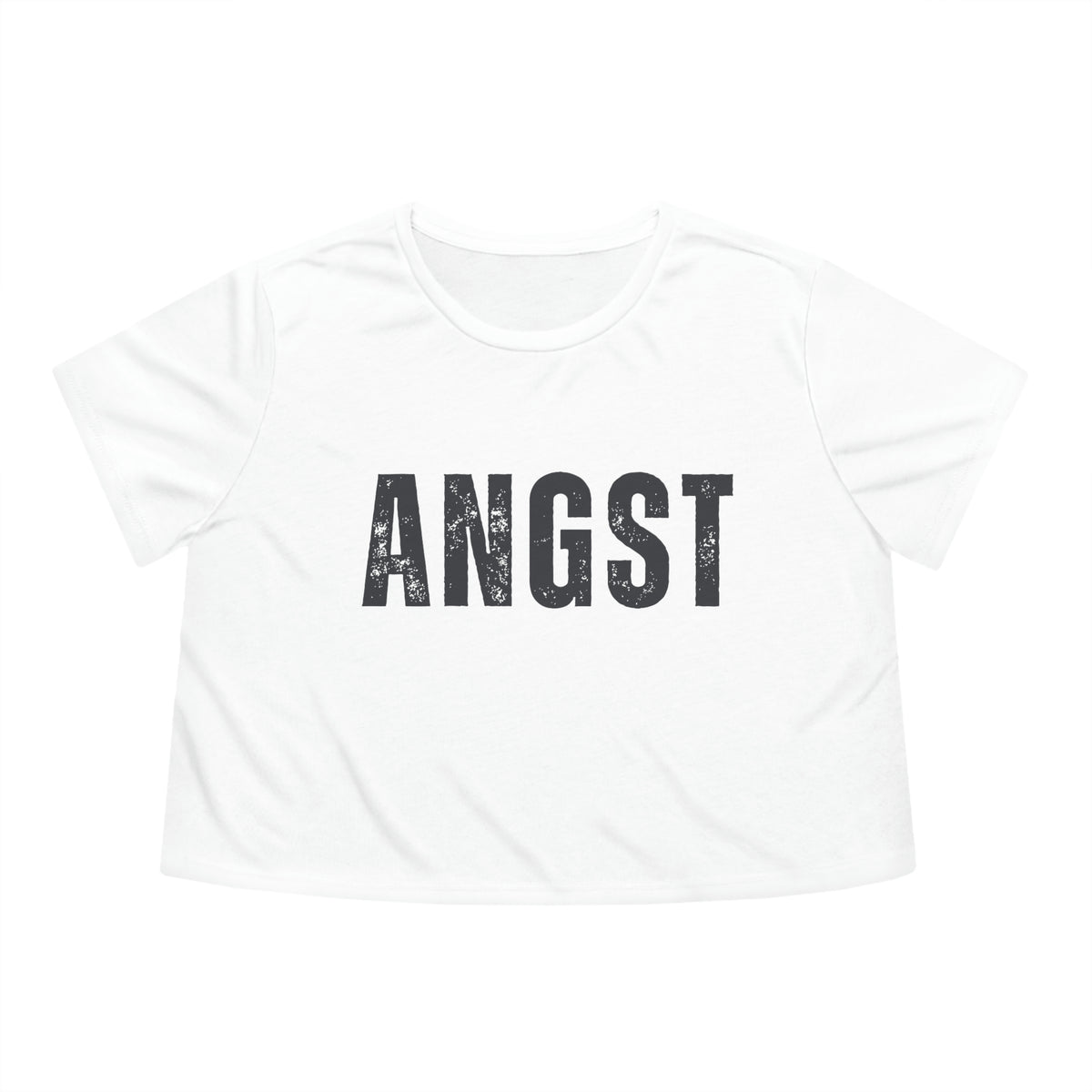 Angst Womens Crop Tee