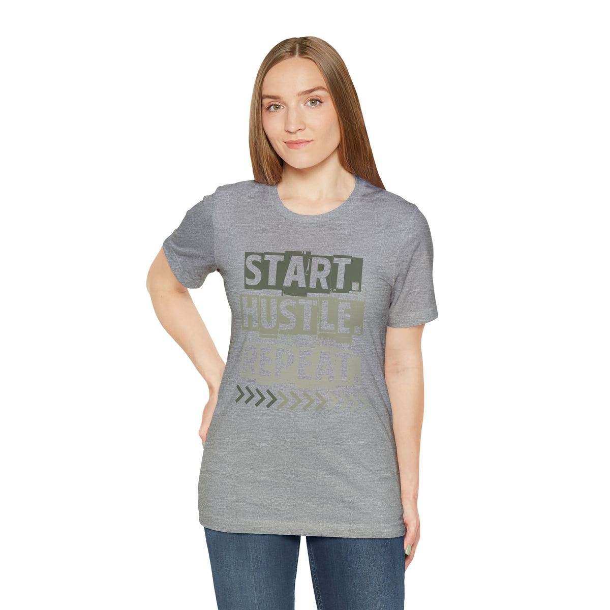 Start Hustle Repeat Mens Tee