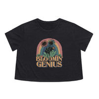 Bloomin' Genius Womens Crop Tee