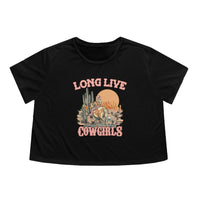 Long Live Cowgirls Womens Crop Tee