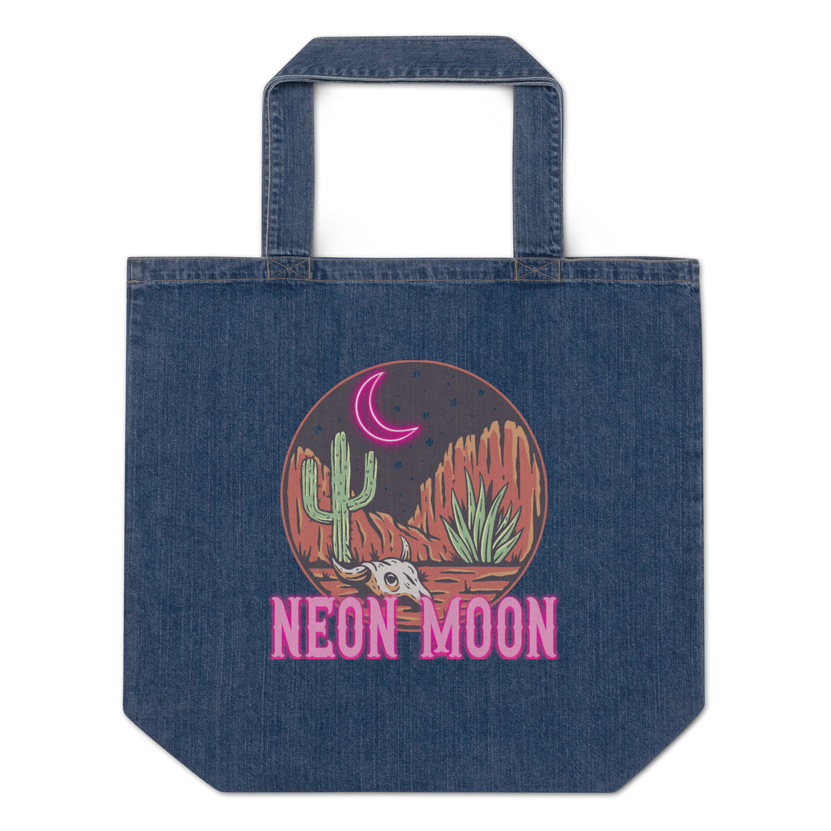 Neon Moon Denim Tote