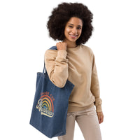 Chase The Rainbow Denim Tote