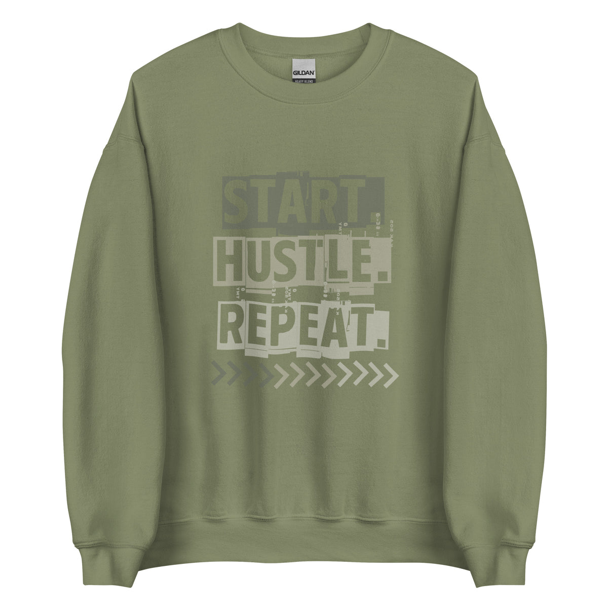 Start Hustle Repeat Sweatshirt