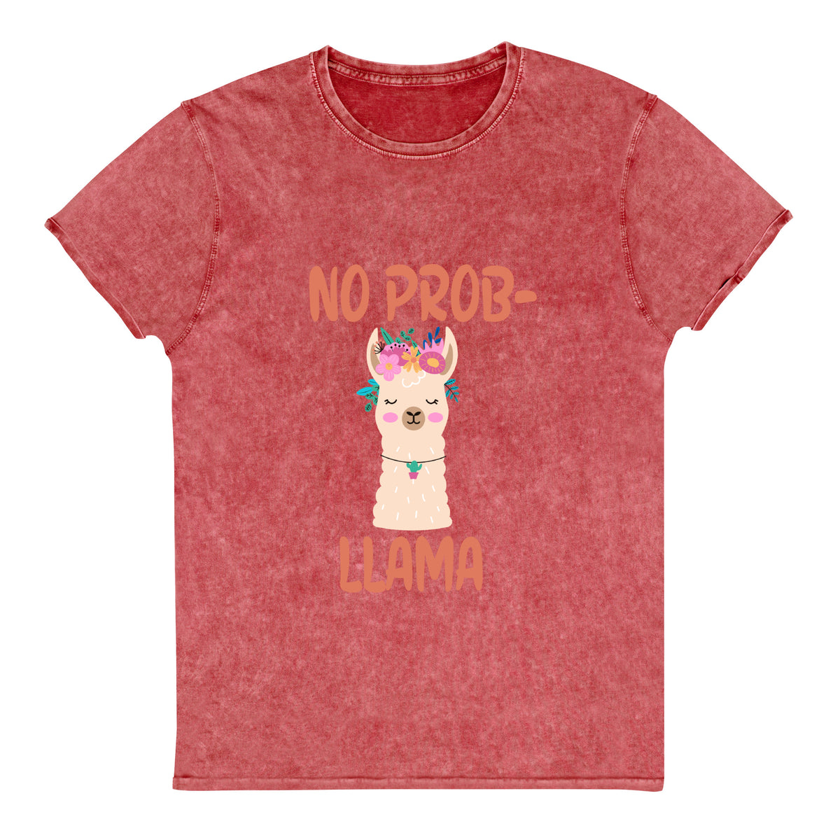 No Probllama Mineral Wash Tee