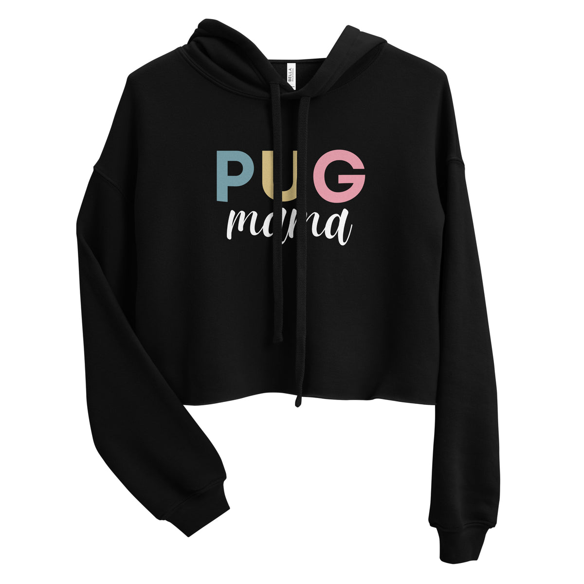 Pug Mama Crop Hoodie