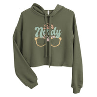 Talk Nerdy To Me l Crop Hoodie