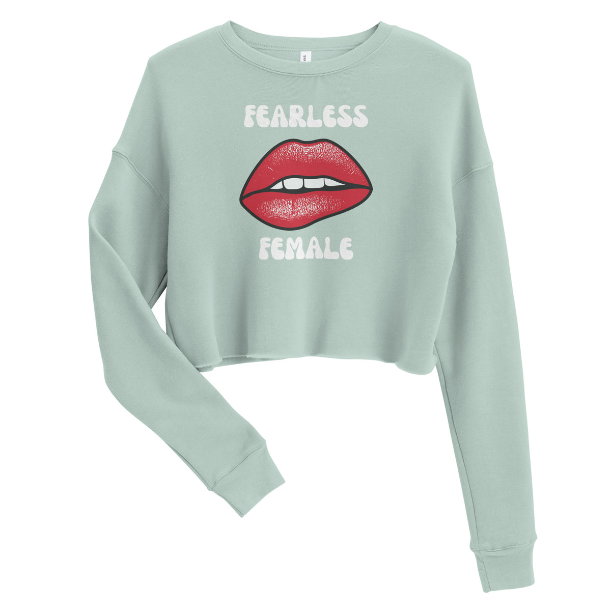 Fearless Female Crop Sweatshirt