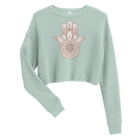 Mehndi Crop Sweatshirt