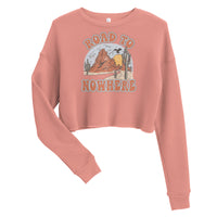 Road To Nowhere Crop Sweatshirt