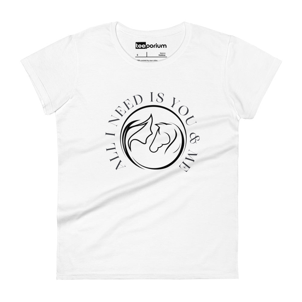 You and Me Horse Womens Tee