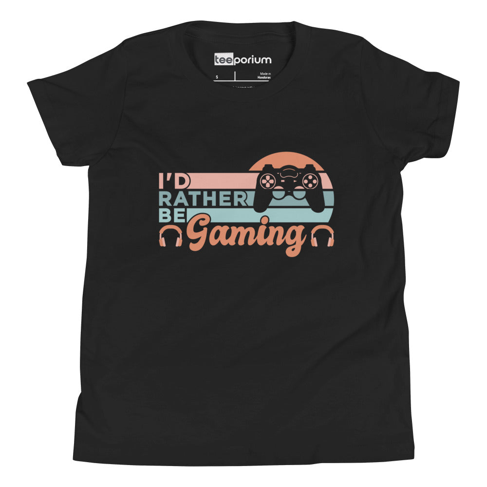 I'd Rather Be Gaming l Kids Tee